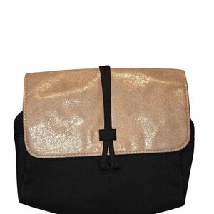 Lancome Paris Black Sparkle Blush Makeup Travel Bag